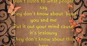 Jon B. - They don't know Lyrics
