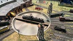HO Scale Freestyle Train Layout of the Late 1940's in Action - Created by Joel R
