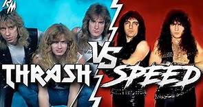 WHAT IS THE DIFFERENCE BETWEEN THRASH AND SPEED METAL? (Genre differences)