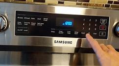 How To Set Clock On Samsung Range