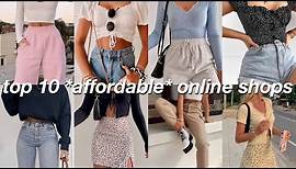 10 online stores to find AFFORDABLE *super cute* clothing (BEST places to shop online for teens)