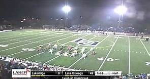 Football - Lake Oswego vs. Lakeridge