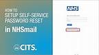 How to setup self-service password reset in NHSmail