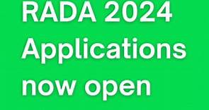 📢 RADA applications... - RADA (Royal Academy of Dramatic Art)