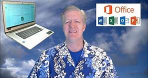 Running Microsoft Office on a Chromebook - How to install Online Word, Excel, and PowerPoint 2022