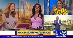 Outtakes from Sam Champion's first day back on Eyewitness News!