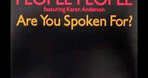 People People featuring Karen Anderson - Are You Spoken For