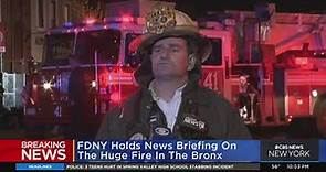 FDNY provides update on Bronx fire