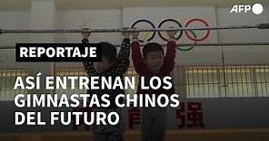 De la cuna a los Juegos Olímpicos, así entrenan los futuros gimnastas chinos | AFP