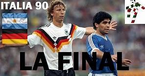 Argentina Vs Alemania - Final copa mundial Italia 1990 - completo