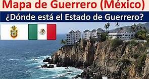 Mapa de Guerrero Mexico