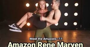Meet the Amazons -11 (Amazon Rene) | Tall woman short man | tall girl lift carry