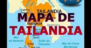 MAPA DE TAILANDIA