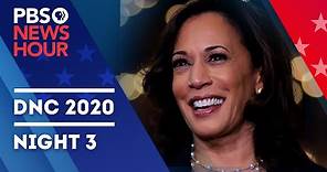 WATCH LIVE: 2020 Democratic National Convention | Night 3 Special Coverage & Analysis | PBS NewsHour
