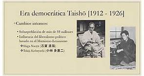 Historia de Japon 8--El periodo de la democracia Taisho: 1912-1926