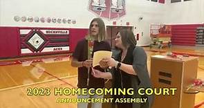 Hicksville Schools Homecoming Court Announcement Assembly 9-8-23