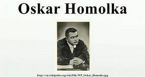 Oskar Homolka