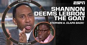 Stephen A. HITS BACK over Shannon's LeBron GOAT talk + challenges Mulkey | First Take YT Exclusive