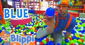 Blippi Visits An Indoor Play Place - LOL Kids Club | Fun and Educational Videos for Kids