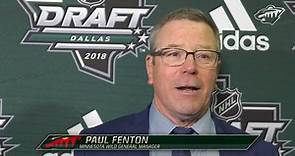 NHL Draft: Paul Fenton Recap