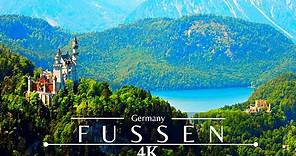 Fussen Germany 4K 🇩🇪 / Bavaria / Neuschwanstein Castle