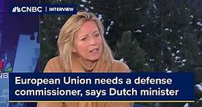 Dutch minister Kajsa Ollongren calls for an EU commissioner dedicated to defense
