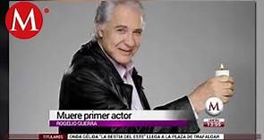 Muere el actor Rogelio Guerra a los 81 años