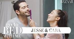 Jesse Metcalfe and Cara Santana's Nighttime Skincare Routine | Go To Bed With Me | Harper's BAZAAR