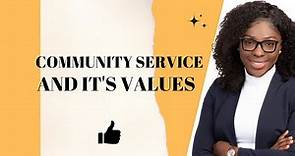 Community Service and Its Values 8