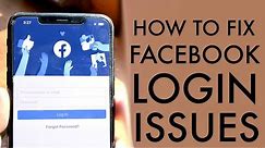 How To FIX Facebook Login Issues! (2021)