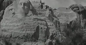 Construction of Mount Rushmore National Memorial (ca 1927)