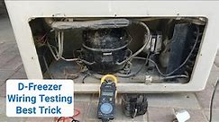 Deep Freezer Compressor and wiring connections testing with digital meter best method in Urdu/Hindi