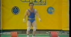 Blagoy Blagoev.228,5 kg.World record Attempt