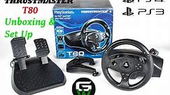 Thrustmaster T80 Racing wheel for PS4 & PS3 - unboxing & PS4 Set Up