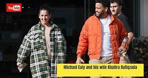 Michael Ealy and his wife Khatira doing grocery shopping together at Erewhon Market in Calabasas