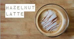 Hazelnut Latte/ #coffeeseries #coffee / V042