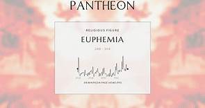 Euphemia Biography - Christian virgin and martyr saint