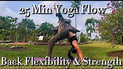 25 Min Yoga Flow ~ Back Flexibility & Strength