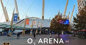 Full Walking Tour of The O2 Arena & Shopping Center, London [4K]