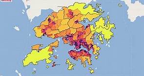 Hong Kong: Map of Constituency Areas