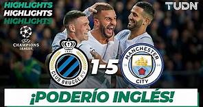 Highlights | Club Brujas 1-5 Manchester City | Champions League 21/22 - J3 | TUDN