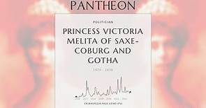 Princess Victoria Melita of Saxe-Coburg and Gotha Biography - Grand Duchess Victoria Feodorovna of Russia