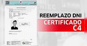Certificado C4: Qué es, cómo obtenerlo y todo lo que debes saber sobre el documento de Reniec