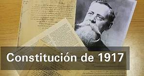Constitución de 1917 - Historia