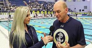 2019 Navy Swimming and Diving - Rowdy Gaines Interview