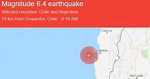 智利發生規模6.5淺層地震！深度僅10公里｜東森新聞