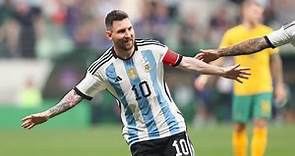 《2023阿根廷中国行》【集锦】阿根廷2-0澳大利亚 梅西打满全场 开场81秒世界波点燃新工体