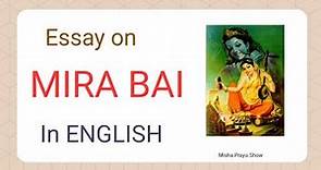 10 Lines on Mirabai in English | Essay On Mirabai in English | मीरा बाई पर निबंध