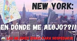 Dónde ALOJARSE en NUEVA YORK.🗽Guía New York.