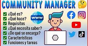 ¿Qué es un Community Manager? Perfil, Características y Funciones ✅ ¿Qué Hace Un Community Manager?